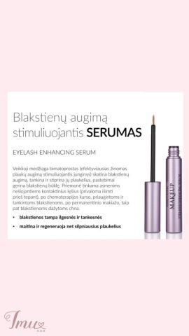 imusau.lt | listing Blakstienų serumas
