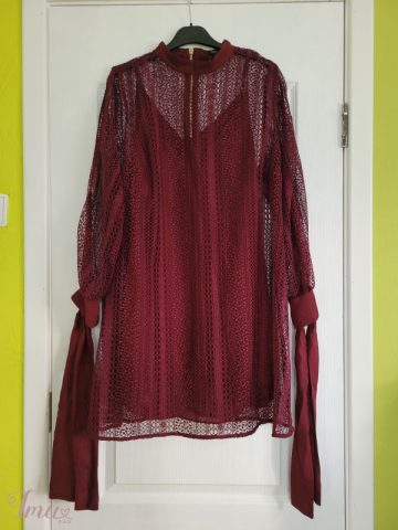 imusau.lt | listing river island bordo suknelė su kiauraraščiu
