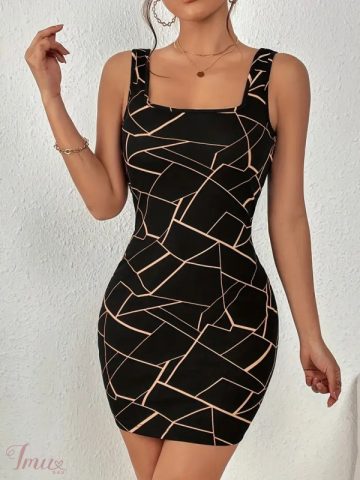 imusau.lt | listing "Abstract Print" suknelė be rankovių 98831