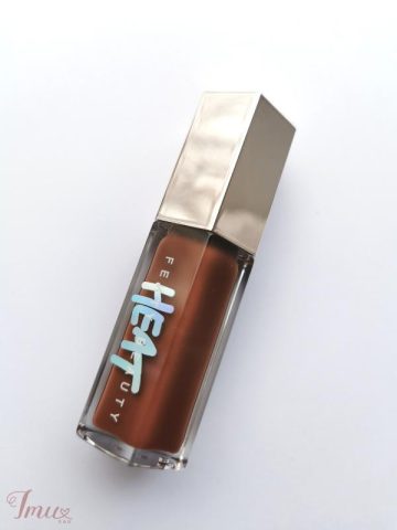 imusau.lt | listing Fenty Heat Lip Luminizer Plumper - Roast 'em Limited Edition nude rudas lūpų blizgis dažai