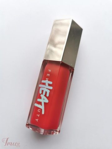 imusau.lt | listing Fenty Heat Lip Luminizer Plumper - 01 Hot Cherry raudonas lūpų blizgis dažai putlintojas