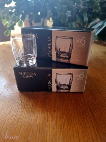 imusau.lt | parduodama Aurora Florida stikliukai 12 vnt.