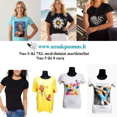 imusau.lt | parduodama Marškinėliai nuo 5 eurų